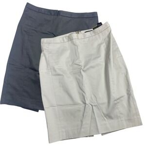 EXPRESS Pencil Skirt Womens Career Business Casual Neutral Black Set of 2 Size 0